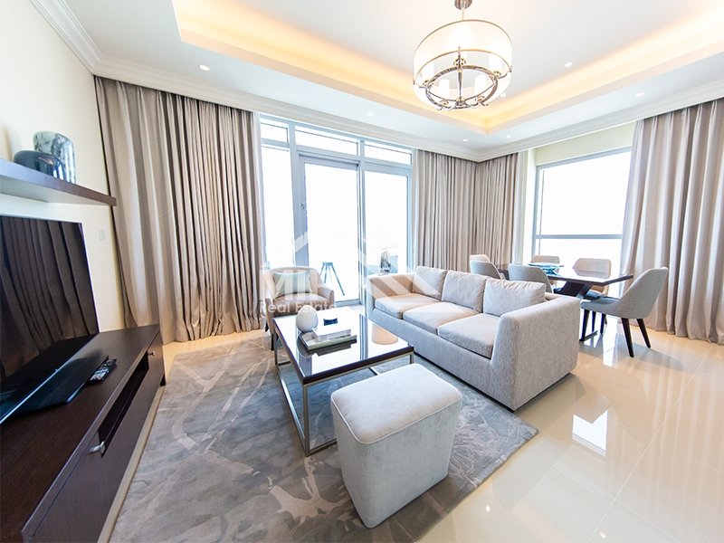 ALL BILLS INLUDED!  Luxury Furnished 2BR |High Floor